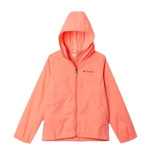 Columbia Girls' Switchback II Rain Jacket Hot Coral Size Small (7/8) NWT $35 ORG